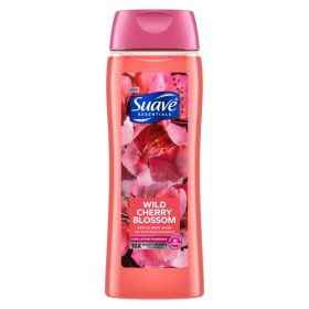 Suave Essentials Body Wash Wild Cherry Blossom;  18 oz