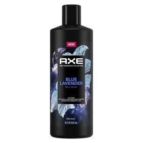 Axe Fine Fragrance Collection Long Lasting Boosting Body Wash Deodorant, Blue Lavender, 18 fl oz