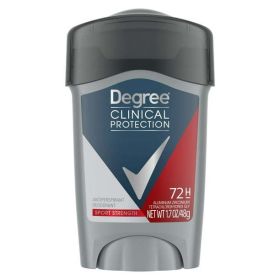 Degree Clinical Protection Long Lasting Antiperspirant Deodorant Stick, Masculine, 1.7 oz