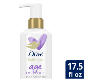 Dove Body Love Age Embrace Liquid Body Wash Cleanser for Maturing Skin;  17.5 oz