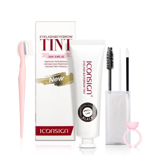 ICONSIGN Lashes Eyebrow Tint Kit Professional Fast Perming Dye Brow Mascara Tattoo Cream Waterproof Long Lasting 60 To 90 Days ICONSIGN Lashes Eyebrow Tint Kit Professional Fast Perming Dye Brow Mascara Tattoo Cream Waterproof Long Lasting 60 To 90 Days