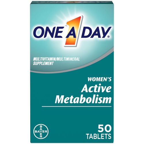 One A Day Women's Active Metabolism Multivitamin Tablets; 50 Count One A Day Women's Active Metabolism Multivitamin Tablets; 50 Count