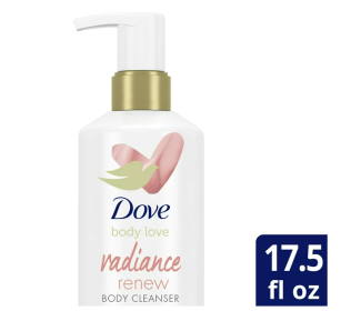 Dove Body Love Body Cleanser For Dull Skin Radiance Renew Exfoliating Body Wash Cleanser with Vitamin C Serum 17.5 fl oz (Brand: Dove)